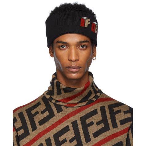 fendi headband wool|Fendi headband cheap.